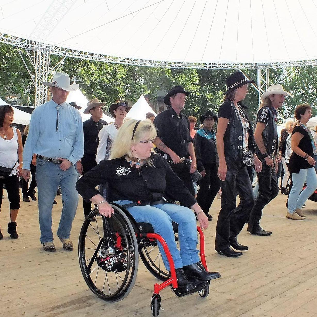 rolstoel countrydansen